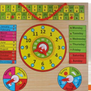 All in one Educational Wooden Learning Board