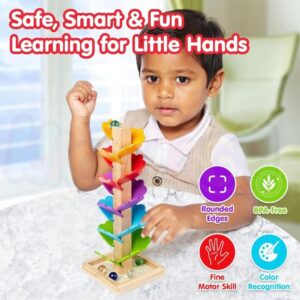 marble ball run track